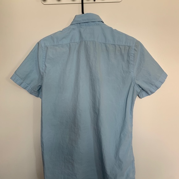 Express Casual Button-Down Tee - Picture 2 of 3